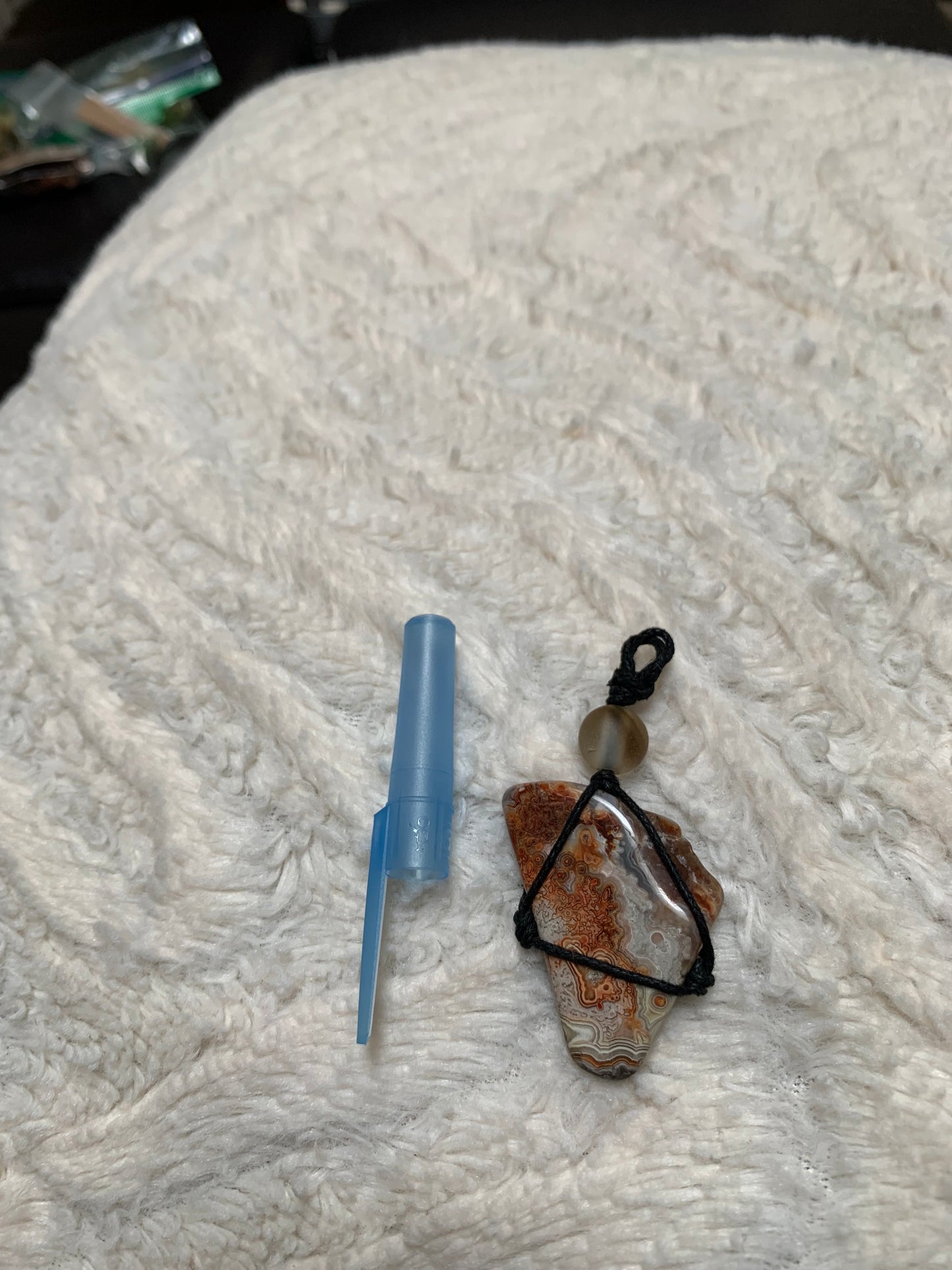 Agate & Quartz Pendant