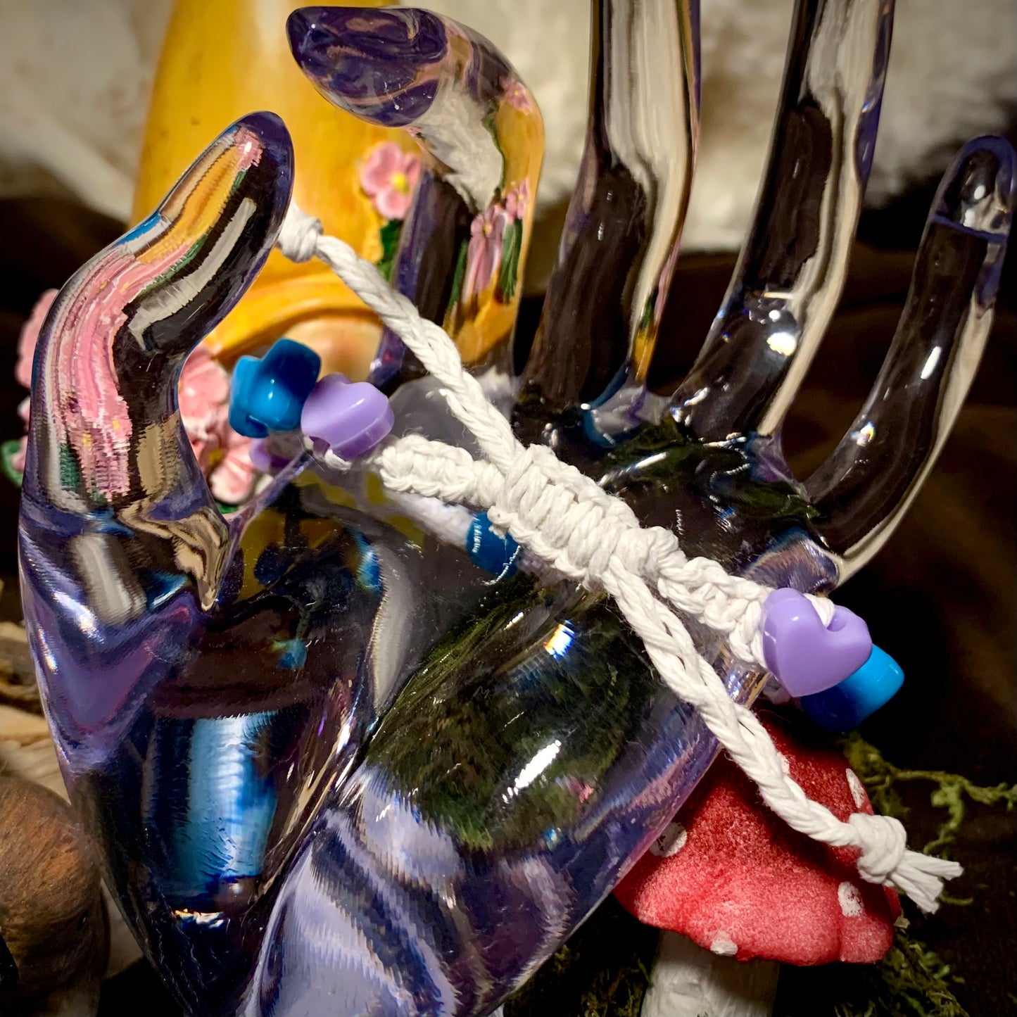 Adjustable Pony Bead Bracelet