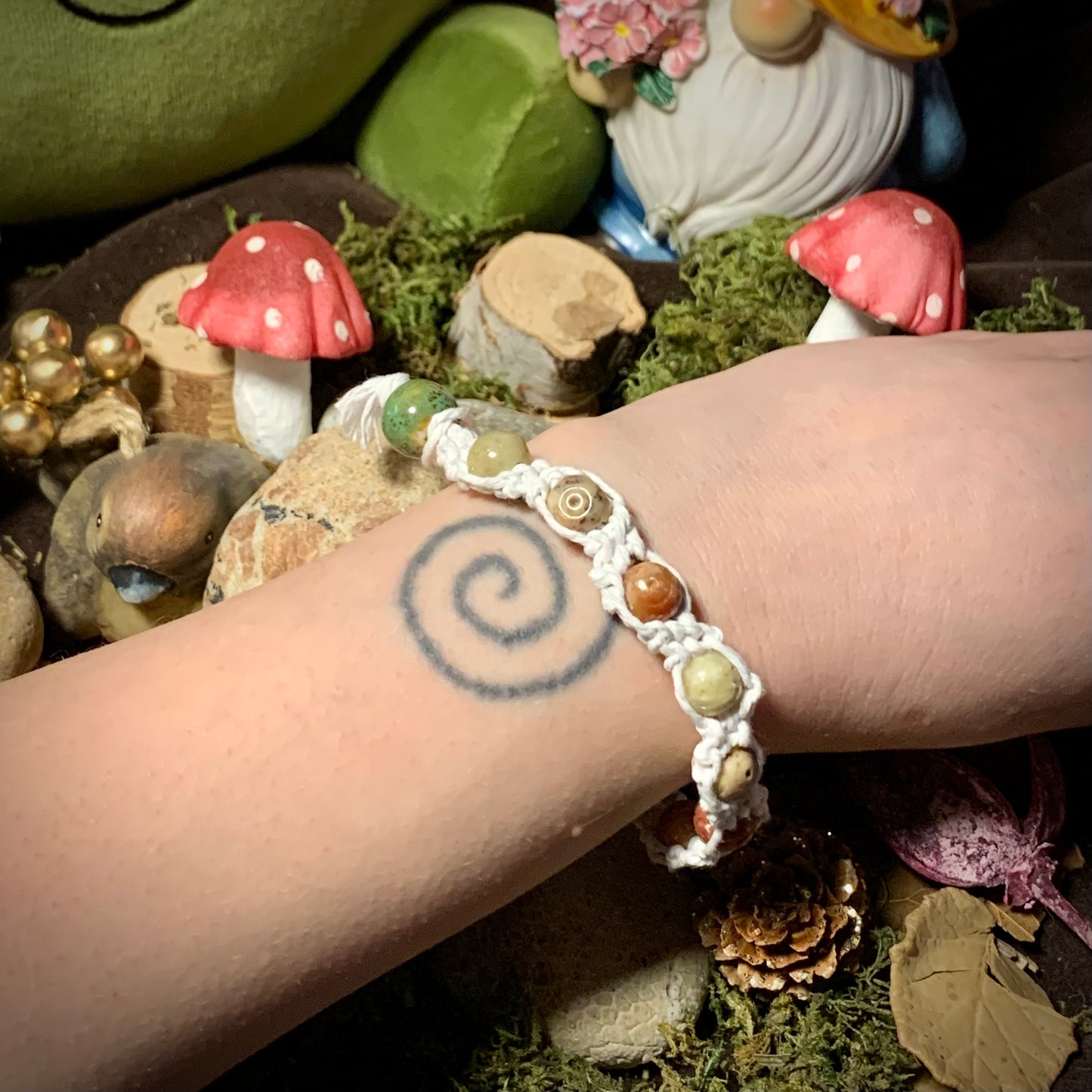 Soapstone Hemp Bracelet