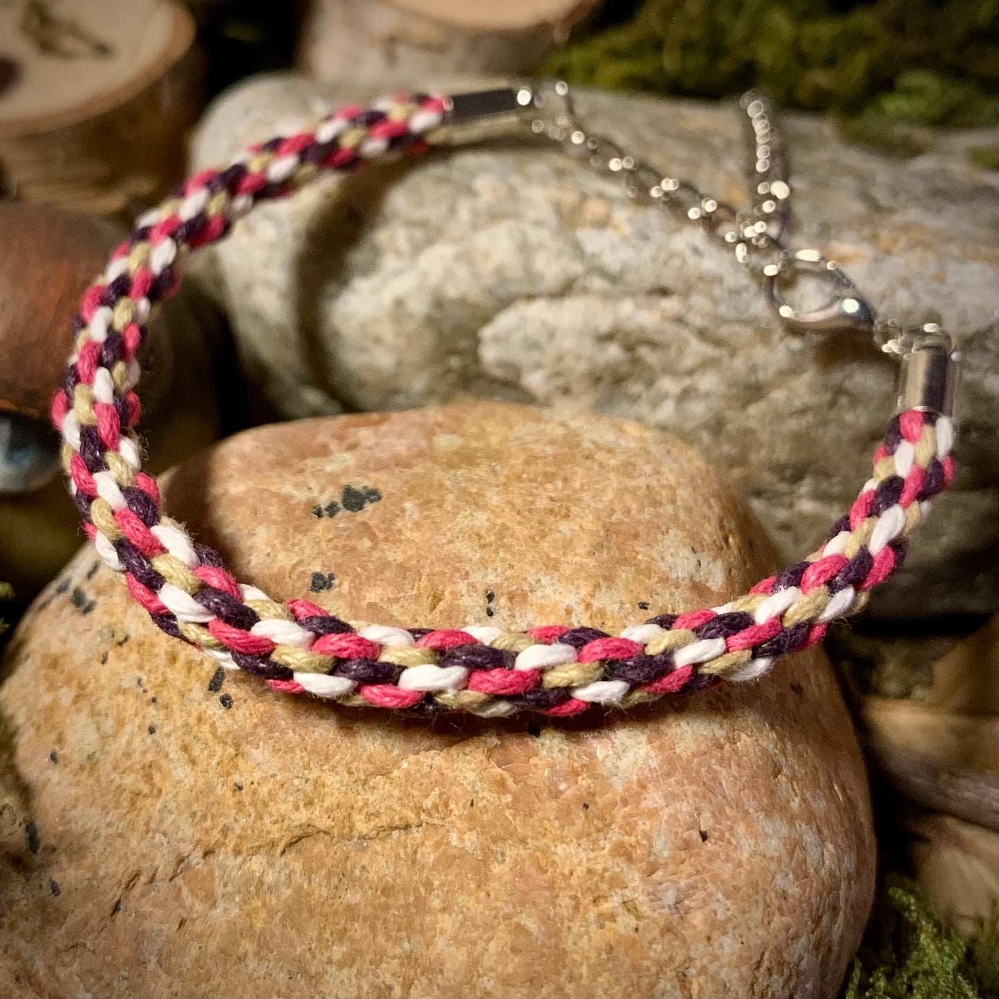 Adjustable Kumihimo Bracelet