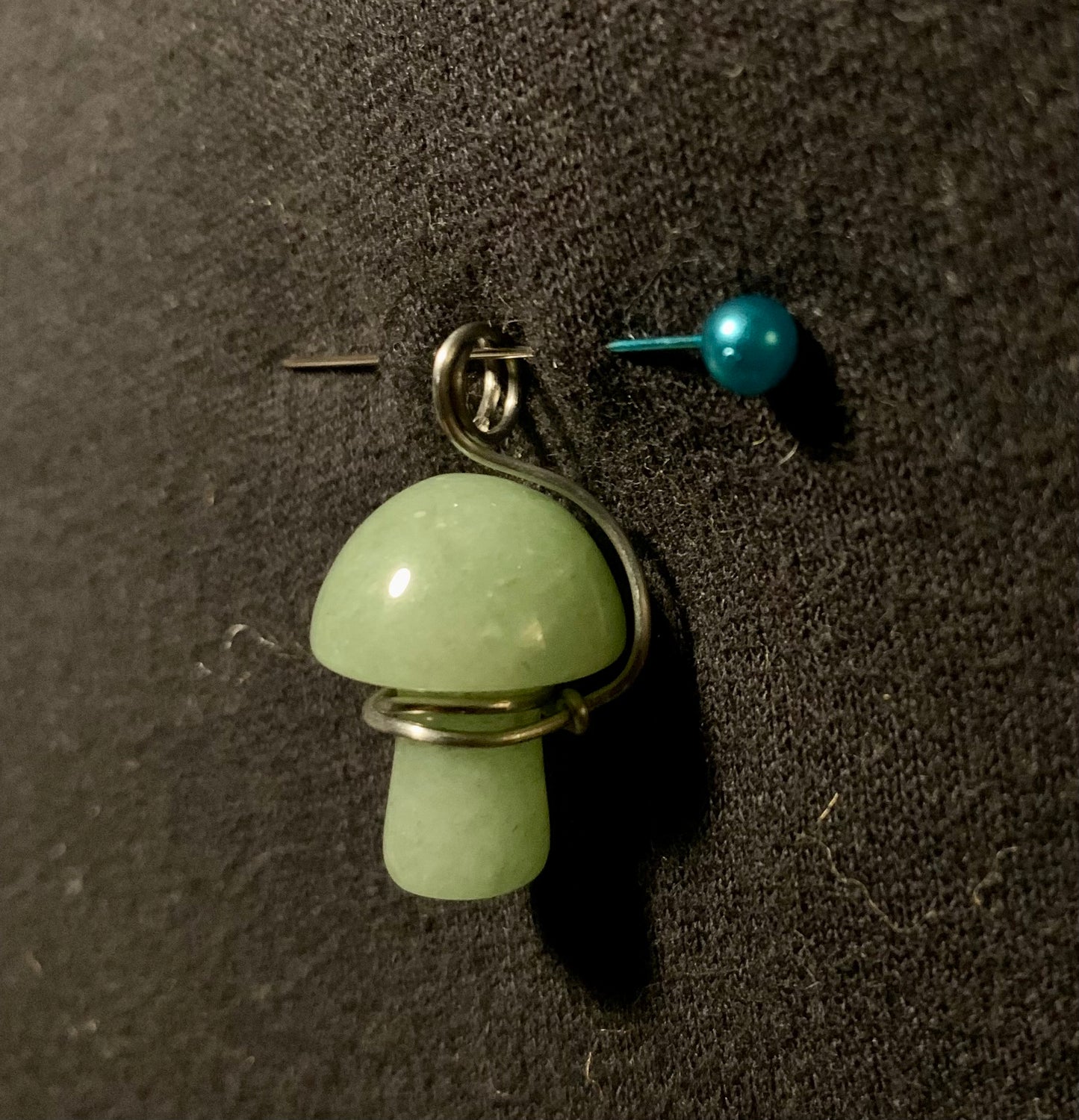 Wire wrapped Adventurine ‘Shroom