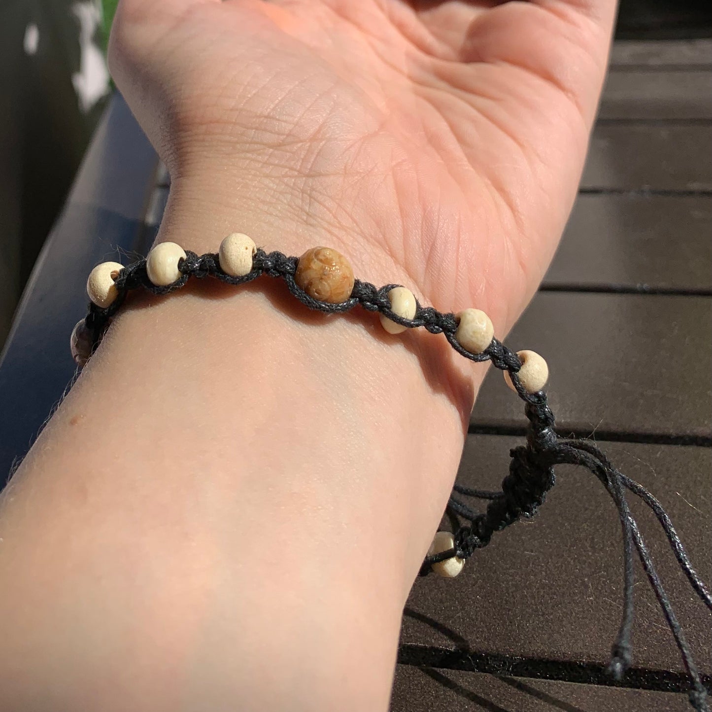 Bone & Soapstone Bracelet