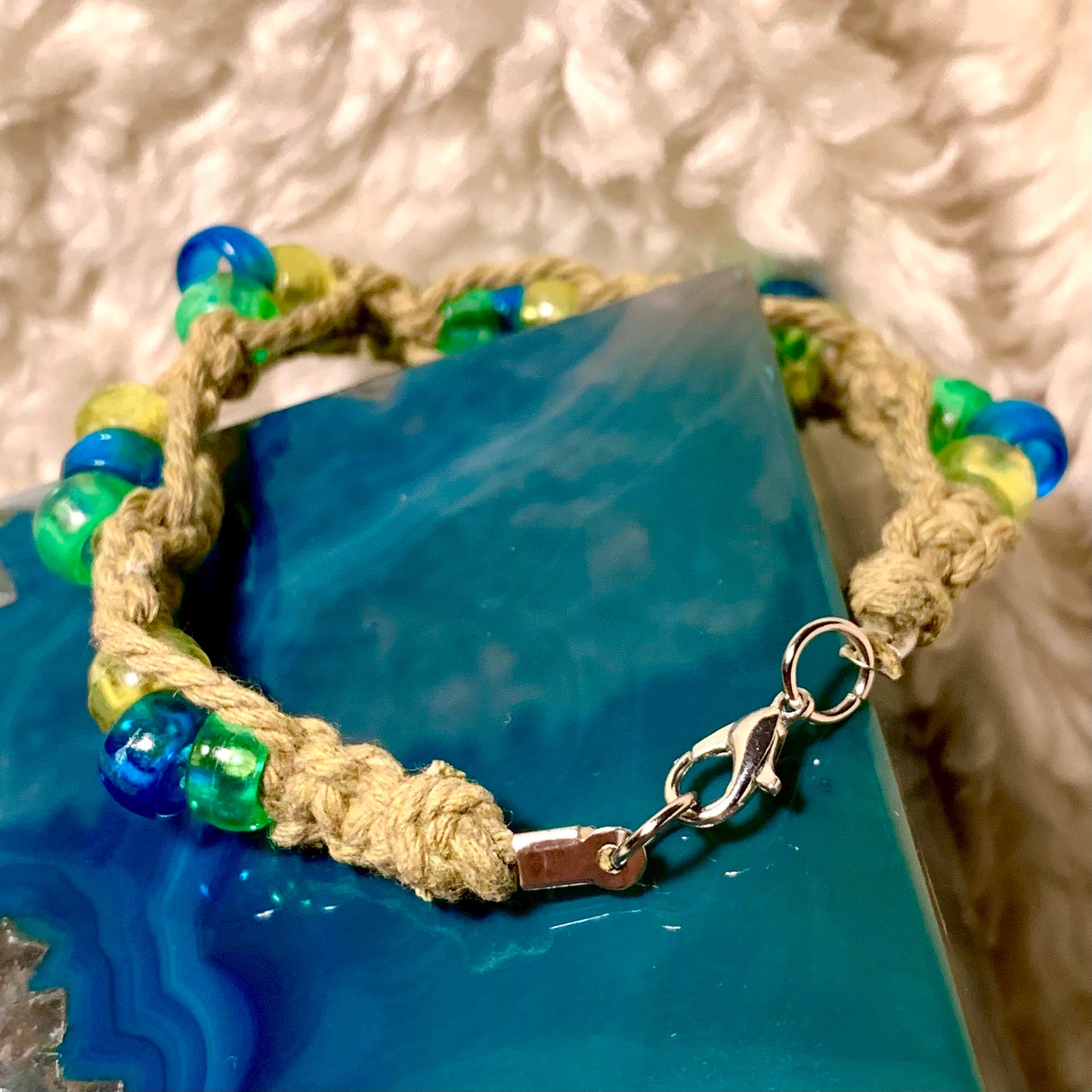 Colorful Pony Bead Bracelet